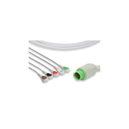 Replacement For Fukuda Denshi, Dynascope Ds-7000 Direct-Connect Ecg Cables